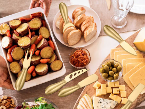 Gold Cheese Cutter Set