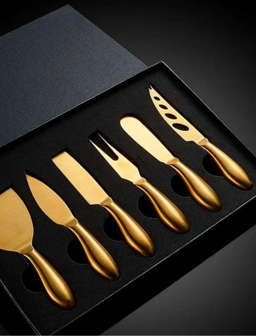 Gold Cheese Cutter Set
