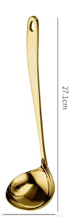 Serving Spoon with Modern square dish holder